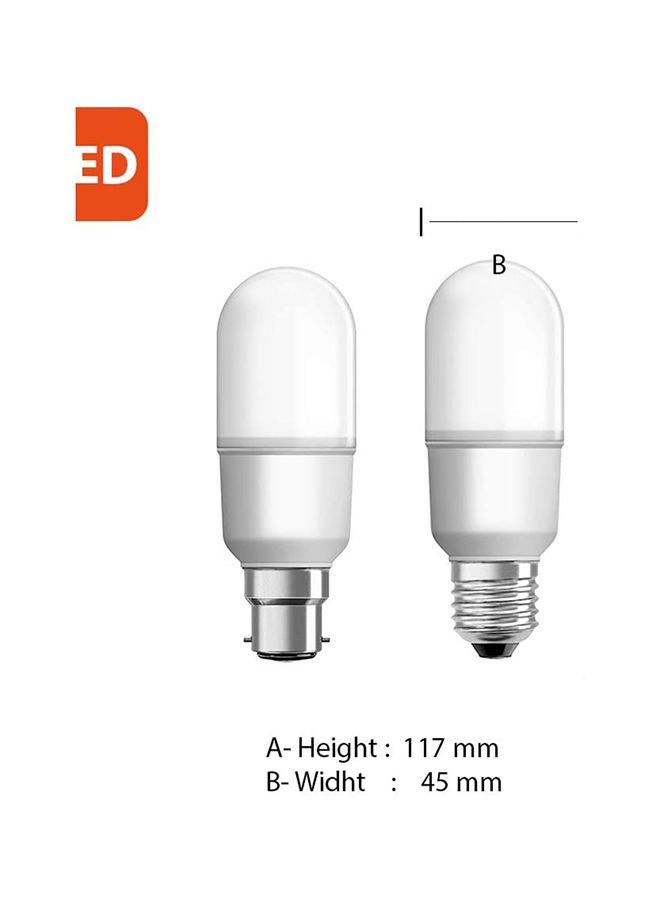 10-Piece 9W E27 LED Bulb Warm White