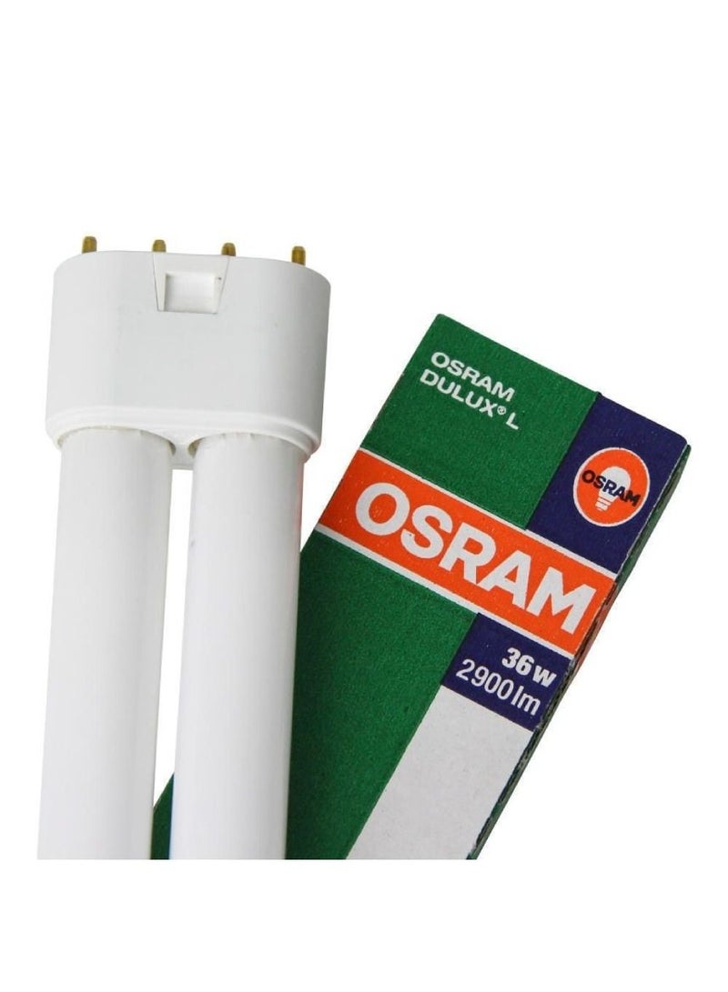 Osram DULUX L 36W WARM WHITE 2G11 Compact Fluorescent Lamp Cool White - Pack of 10