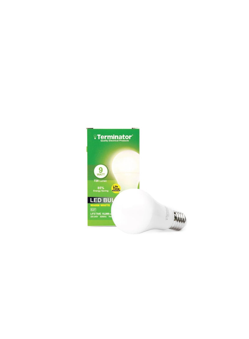 Terminator LED Bulb 9W Warm White E-27