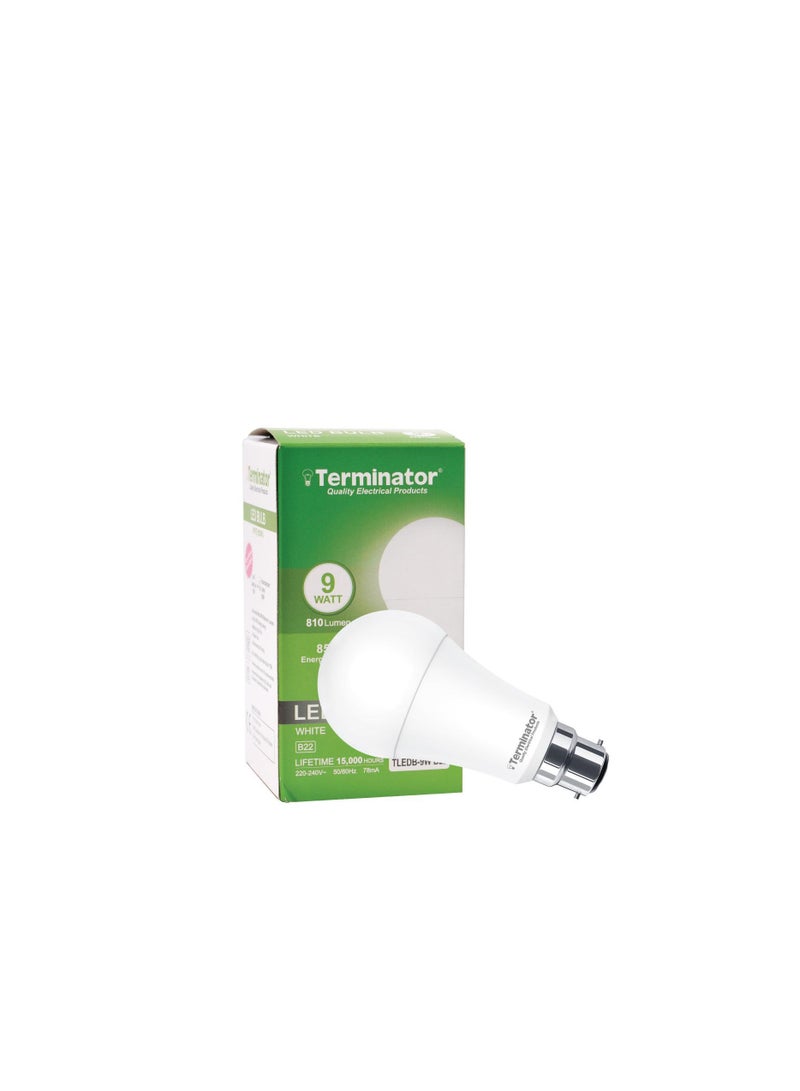 Terminator Led Bulb White 9W TLEDB-9W