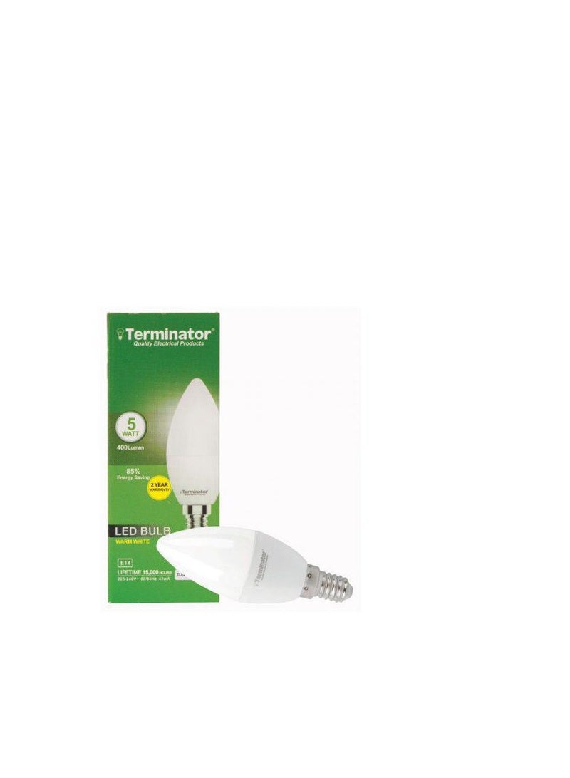 Terminator Led Bulb 5Watt Warm White TLEDBL-5W E14 WW