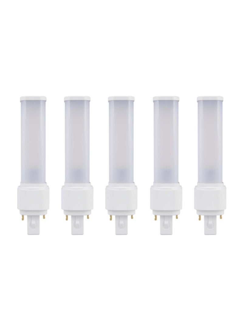Osram Dulux LED  2 pin bulb D18 EM & AC MAINS V 9W 840 G24D-2, 3000k Warm White - Pack of 5