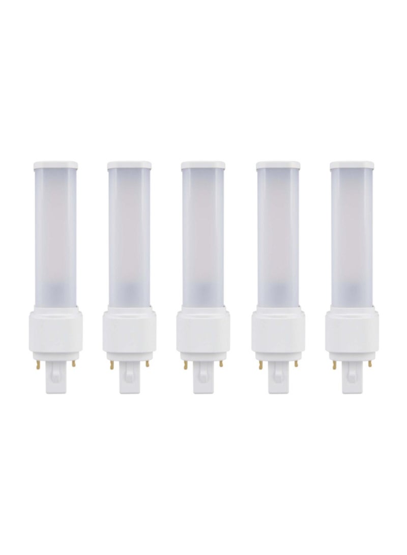 Ledvance Dulux LED 2 pin bulb D18 EM & AC MAINS V 7W 840 G24D-2, 4000k Cool white - Pack of 5