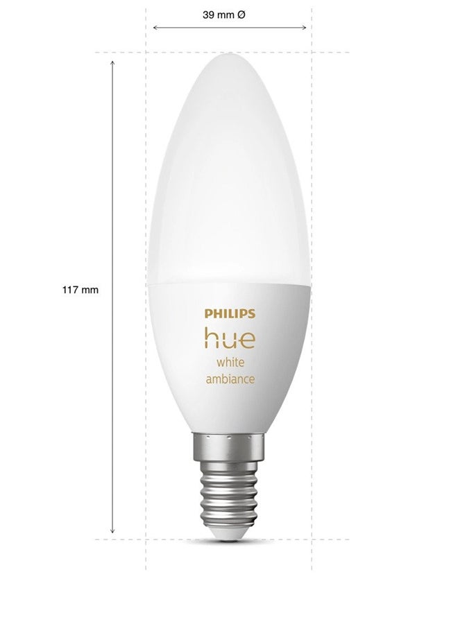 Philips Hue WA 5.2W B39 E14 EU 1p White