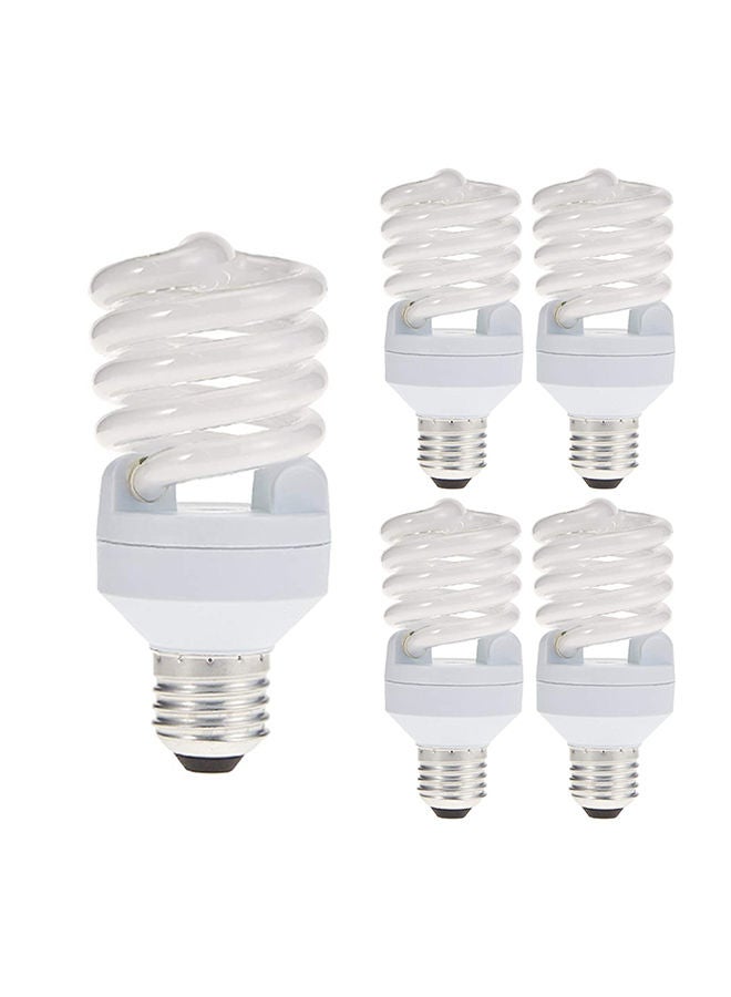 5-Piece Duluxstar Mini Twist Compact 23 Watt Screw Base E27 1600 lm Fluorescent Lamp Warm White