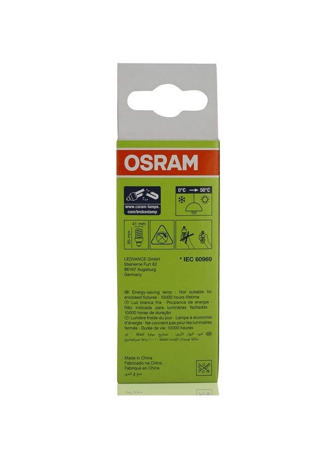 Osram Dulux Mini Twist 8W Cool Daylight Energy Saver Bulb Spiral E14 Base