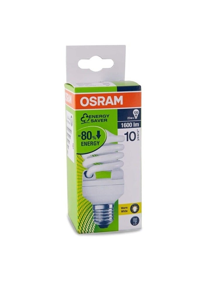 Osram Duluxstar Mini Twist Compact Fluorescent Light 23W - Warm White