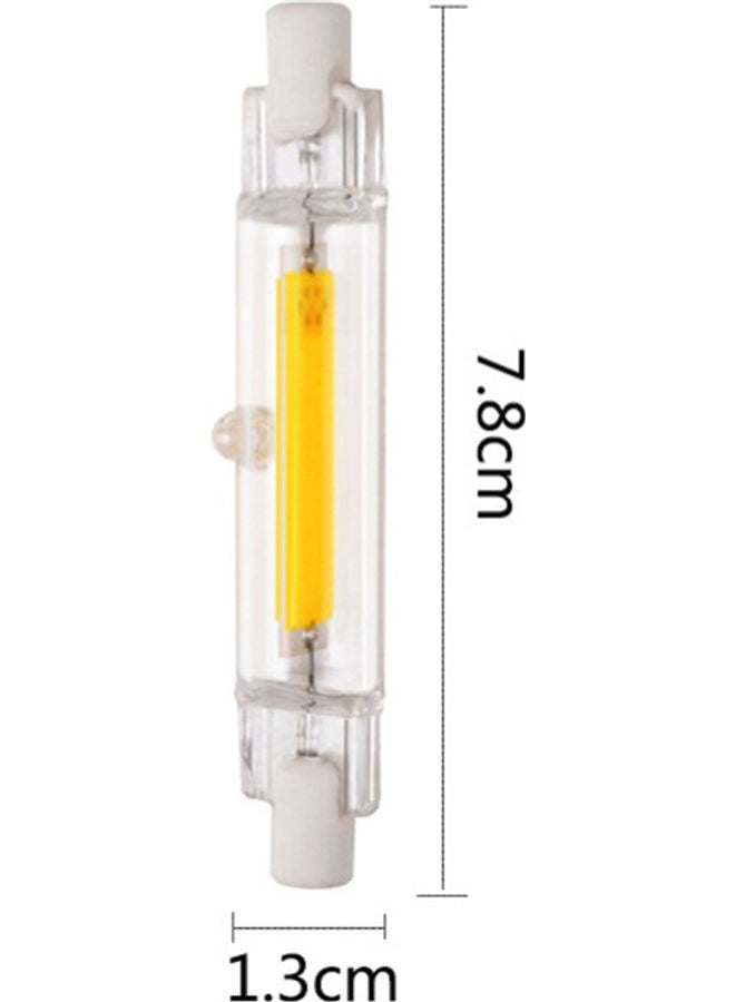 5W Glass Tube COB Light-emitting Diode Bulb Cool white 8.00 x 1.60 x 1.60cm