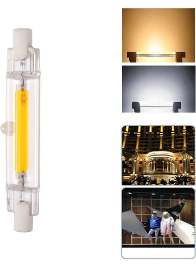 5W Glass Tube COB Light-emitting Diode Bulb Cool white 8.00 x 1.60 x 1.60cm