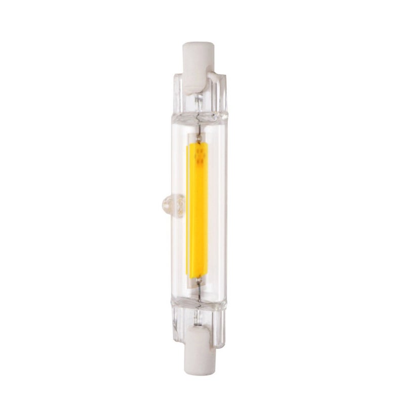 Glass Tube R7S COB LED Bulb 78mm 5W Cold White Cool white 8.00*1.60*1.60cm