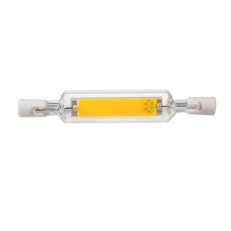 Glass Tube R7S COB LED Bulb 78mm 5W Cold White Cool white 8.00*1.60*1.60cm