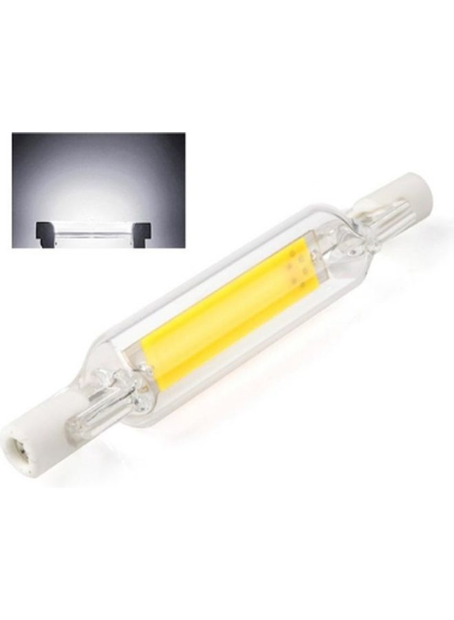 R7S 5W COB LED Lamp Bulb Glass Tube Cool White 10x2x2cm