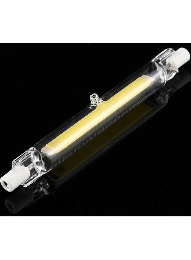 7W Bulb Glass Tube Lamp White 17x2x1cm