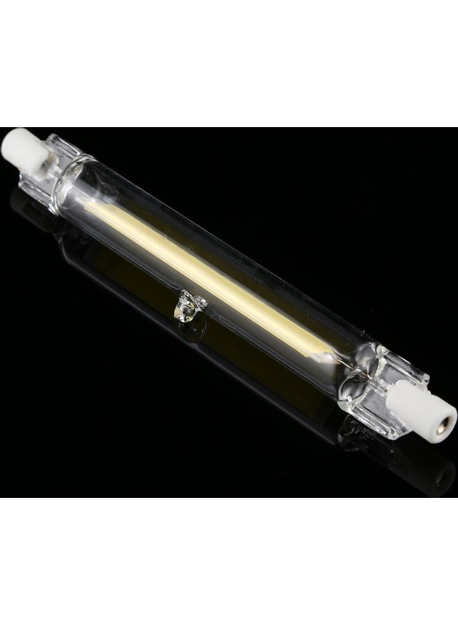 7W Bulb Glass Tube Lamp White 17x2x1cm