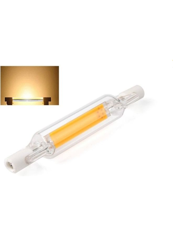 R7S 5W COB LED Lamp Bulb Glass Tube Warm White 10*2*2cm