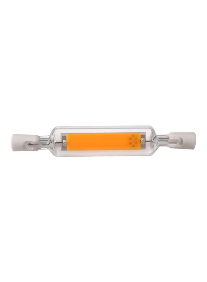 R7S COB Glass Tube Light-Emitting Diode Bulb Warm White