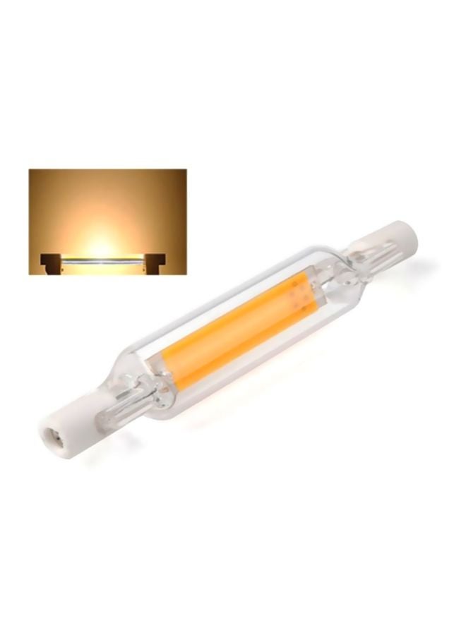 R7S COB Glass Tube Light-Emitting Diode Bulb Warm White