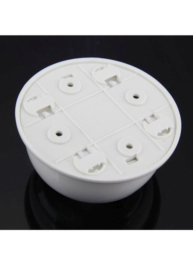 6 LED PIR Sensor Motion Detector Lamp White 9x3x9cm