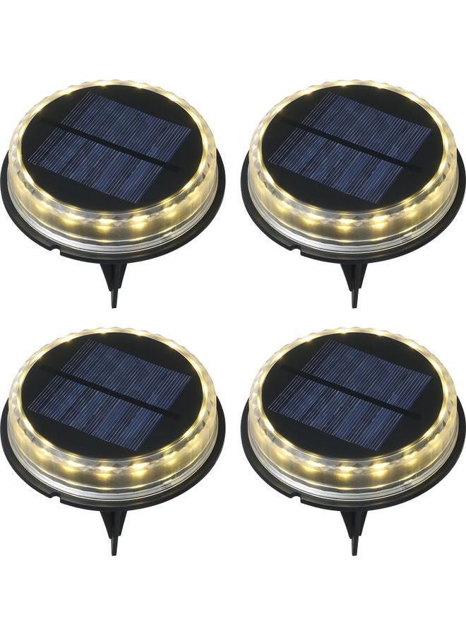 LED Solar Deck Light White