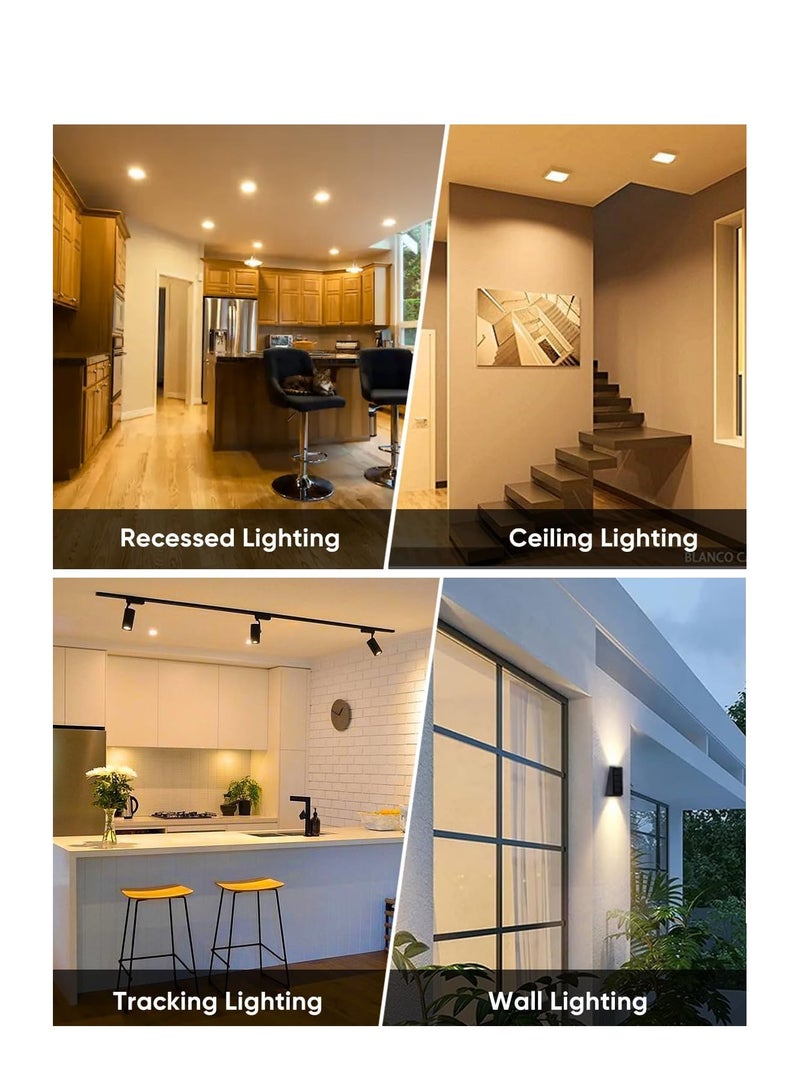 GU10 LED Bulbs10 Packs Warm White Non Dimmable Energy Saving Spotlight Bulbs Halogen LED Light Bulbs Equivalent 38° Beam Angle