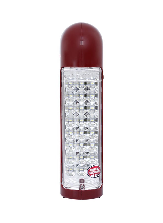 Rechargeable LED Emergency Lantern Maroon