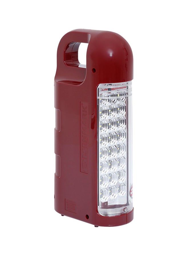 Rechargeable LED Emergency Lantern Maroon