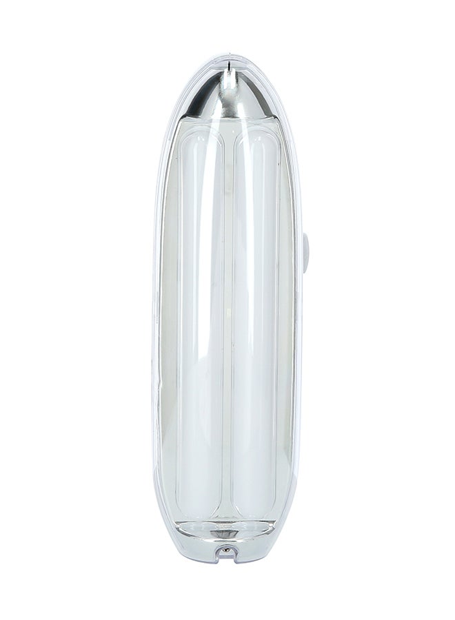 Rechargeable LED Emergency Lantern With Solar Panel Blue/White