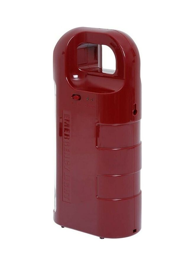 Attractive Rechargeable LED Emergency Lantern Dark Red 15x8x25cm