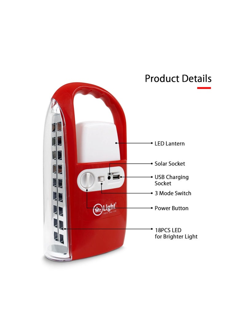 Rechargeable LED Emergency Lantern Portable Light High Bright LED 480 W