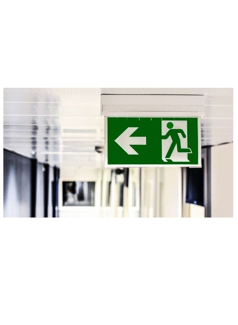 RACO ESP Duceri Wall Celing Mounted Emergency Exit Sign Board 2W LED Exit Left