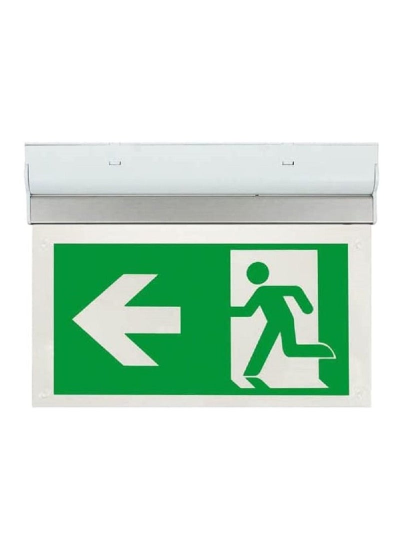 RACO ESP Duceri Wall Celing Mounted Emergency Exit Sign Board 2W LED Exit Left