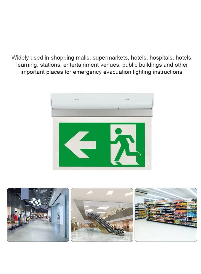 RACO ESP Duceri Wall Celing Mounted Emergency Exit Sign Board 2W LED Exit Left