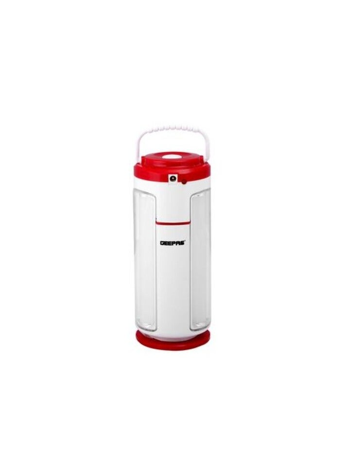 Geepas Ge53023 Rechargeable LED Lantern 10W - Emergency Lantern With Light Dimmer Function | 54 Super Bright Leds, 7 Hours Working | Ideal For Camping Hiking & Emergency Use