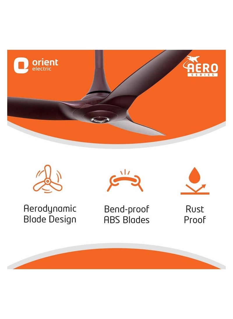 Orient Electric Aeroquiet 48 inch Roasted Coffee Ceiling Fan