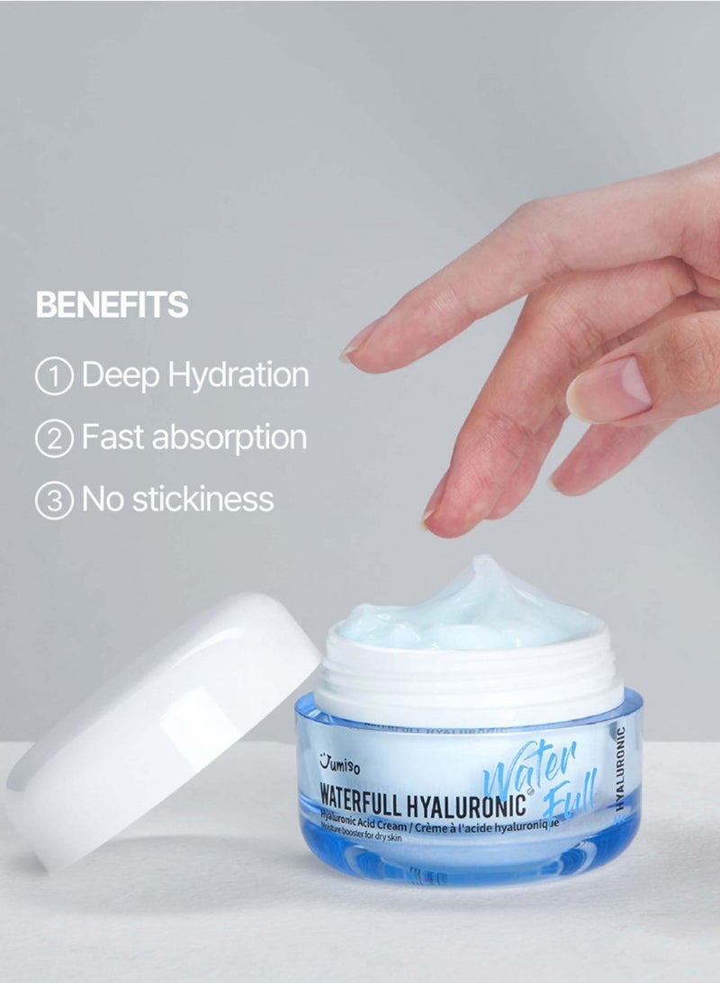 Waterfull Hyaluronic Cream 50ml | Intense Hydration and Plumping Moisturizer for Smooth, Radiant Skin