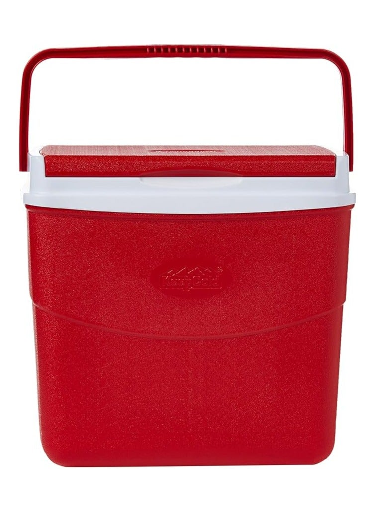 Cosmoplast Keep Cold Plastic Picnic Cooler Icebox Lunchbox 20 Liters Red