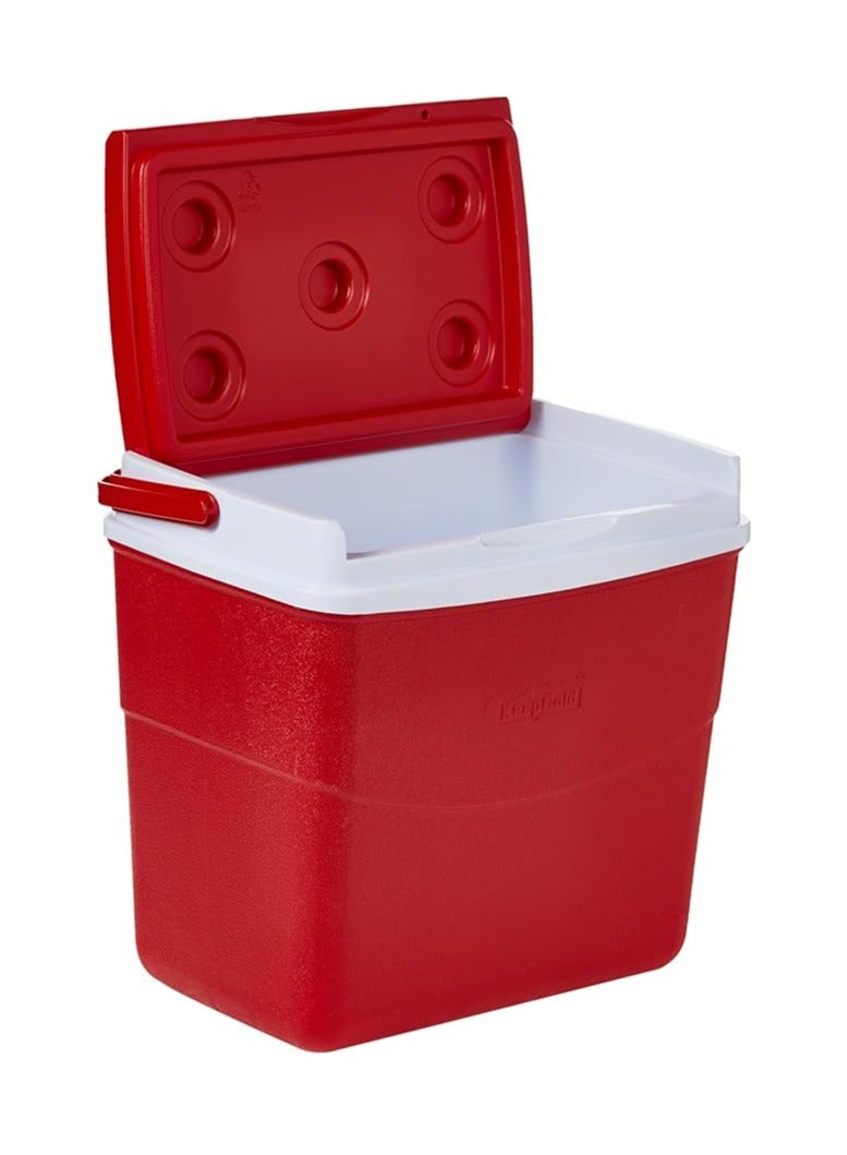 Cosmoplast Keep Cold Plastic Picnic Cooler Icebox Lunchbox 20 Liters Red