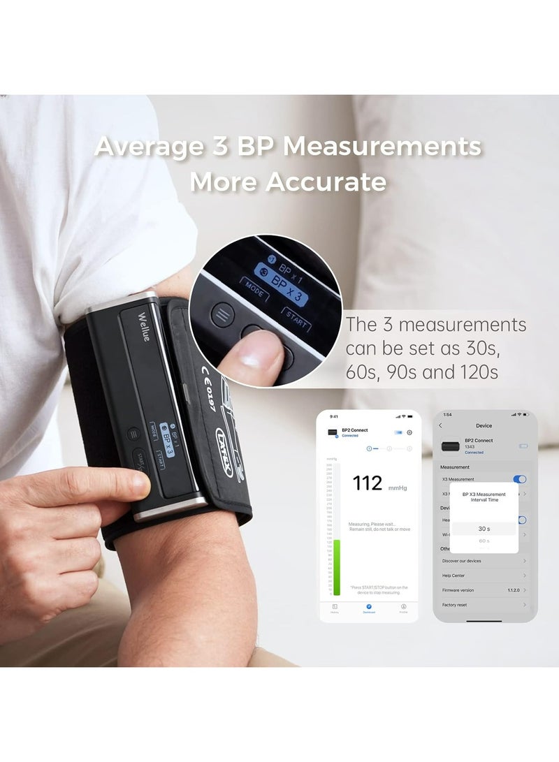 Wellue BP2 Connect Digital ECG & Blood Pressure Monitor Machine with AI Analysis WIFI Bluetooth