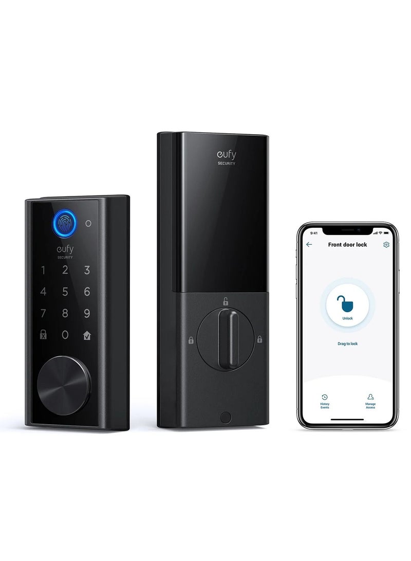 Eufy Security Smart Lock Touch & Wi-Fi, Fingerprint Scanner, Keyless Entry Door Lock