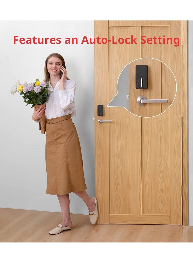 Smart Lock Bluetooth Electronic Deadbolt Keyless Entry Door Lock Smart Lock for Front Door Compatible with WiFi Bridge