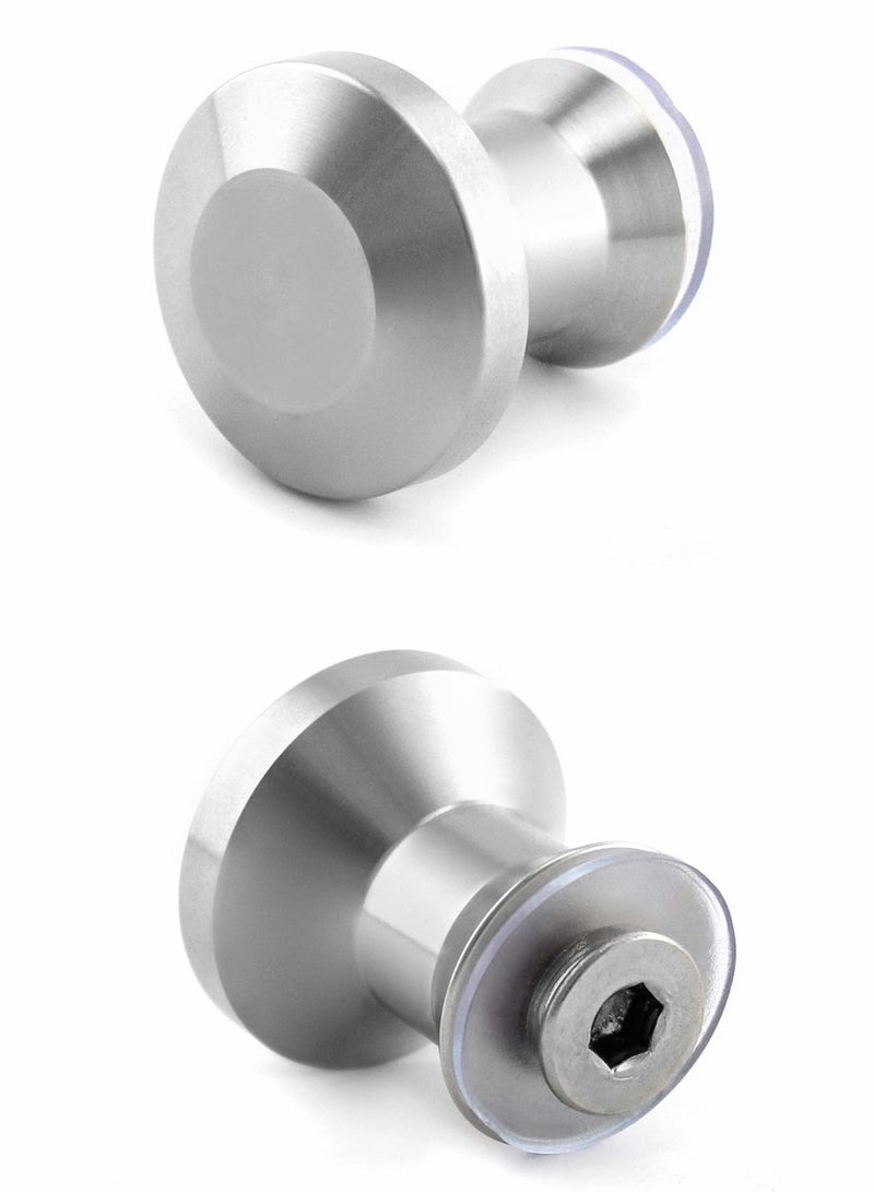 Shower Glass Door Handles, 304 Stainless Steel Bathroom Pull Knob with Stain Finish for Solid Back-to-Back Double-Sided Handle