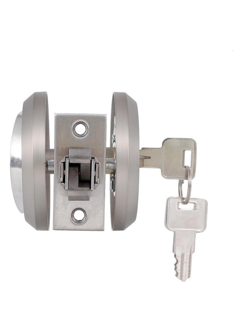 Pocket Door Lock with Key, Hardware Latch, Flush Knob, Easy to Install, Secure and Convenient for Doors, Privacy Key