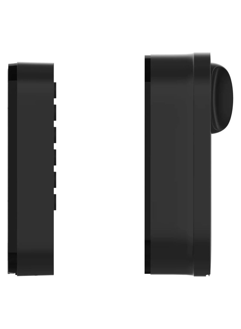 Smart Door Lock U200, Matter over Thread, Keyless Entry Door Lock with Apple Home Key and Rechargeable Battery,Supports Apple Home, Alexa and SmartThings, Black