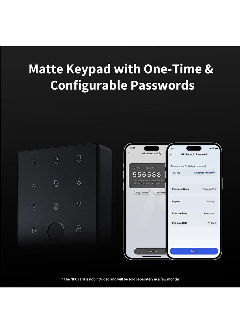 Aqara Smart Lock U50, Fingerprint Keyless Entry Door Lock