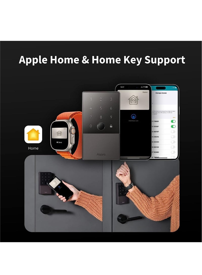 Aqara Smart Lock U50, Fingerprint Keyless Entry Door Lock