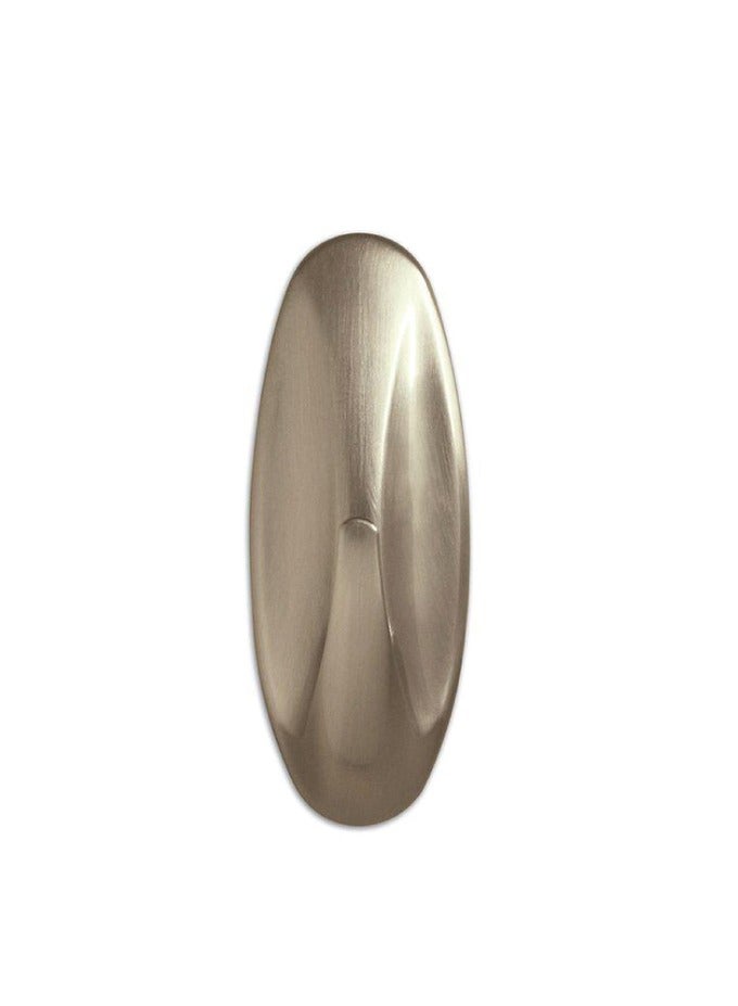 Command Medium Brushed Nickel Faux Design Hook