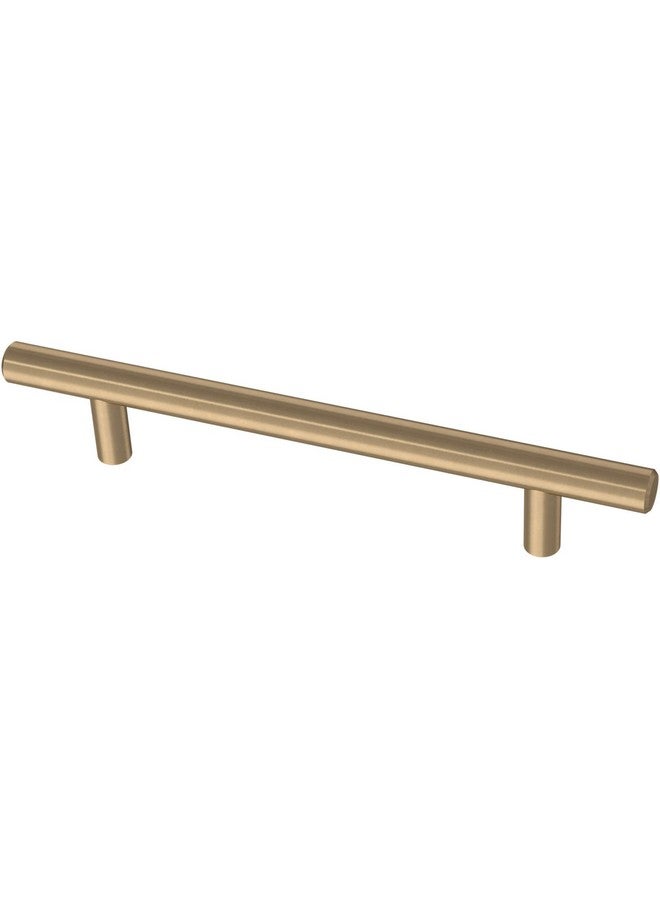 Bar Cabinet Pull, Champagne Bronze, 51/16 In (128Mm) Drawer Handle, 10 Pack, P01026Zczb