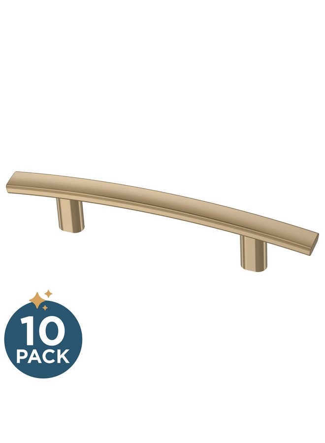 Subtle Arch Cabinet Pull, Champagne Bronze, 3 In (76Mm) Drawer Handle, 10 Pack, P35566Czb