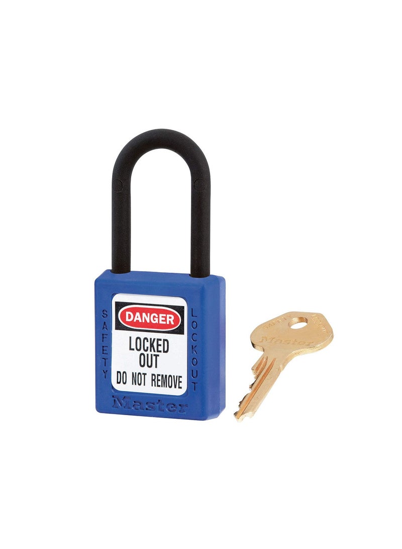 Dielectric Zenex Thermoplastic Safety Padlock Blue