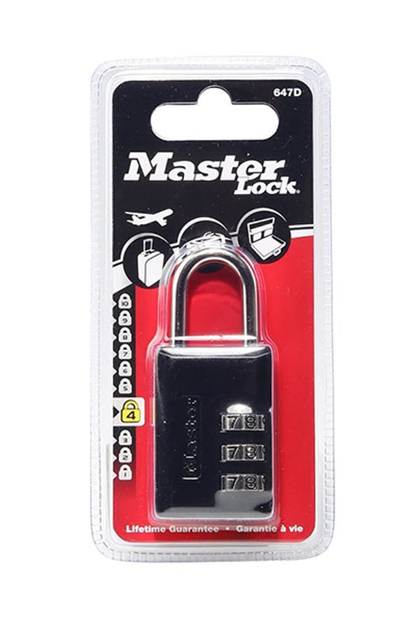 Set Your Own Combination Zinc Padlock Silver